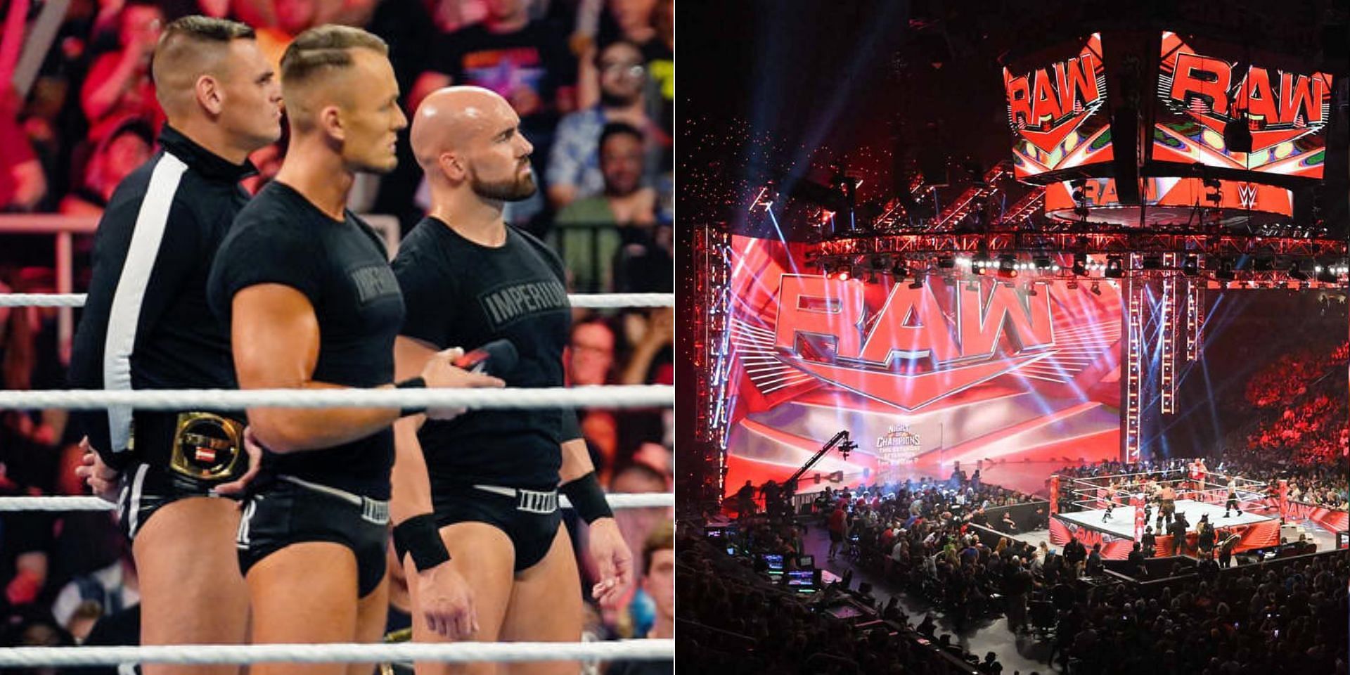 An Imperium member was involved in a huge brawl on RAW
