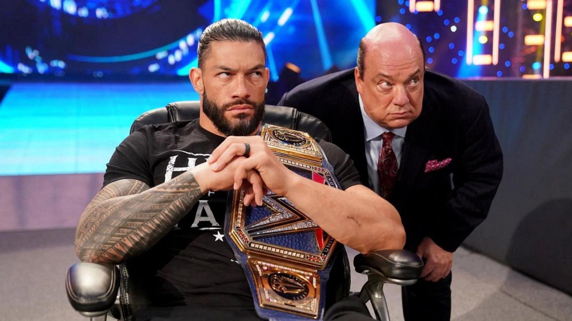 WWE: Paul Heyman reacts to Roman Reigns' new merchandise ahead of ...