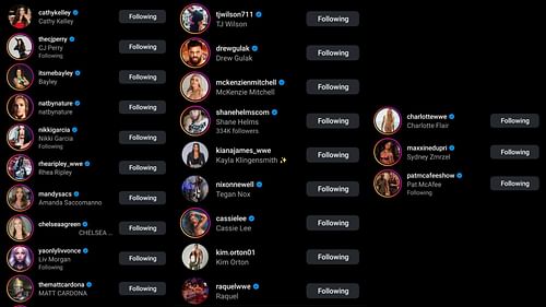 Screenshot of stars' likes on Sonya Deville's Instagram post. (Credit: https://www.instagram.com/sonyadevillewwe/)