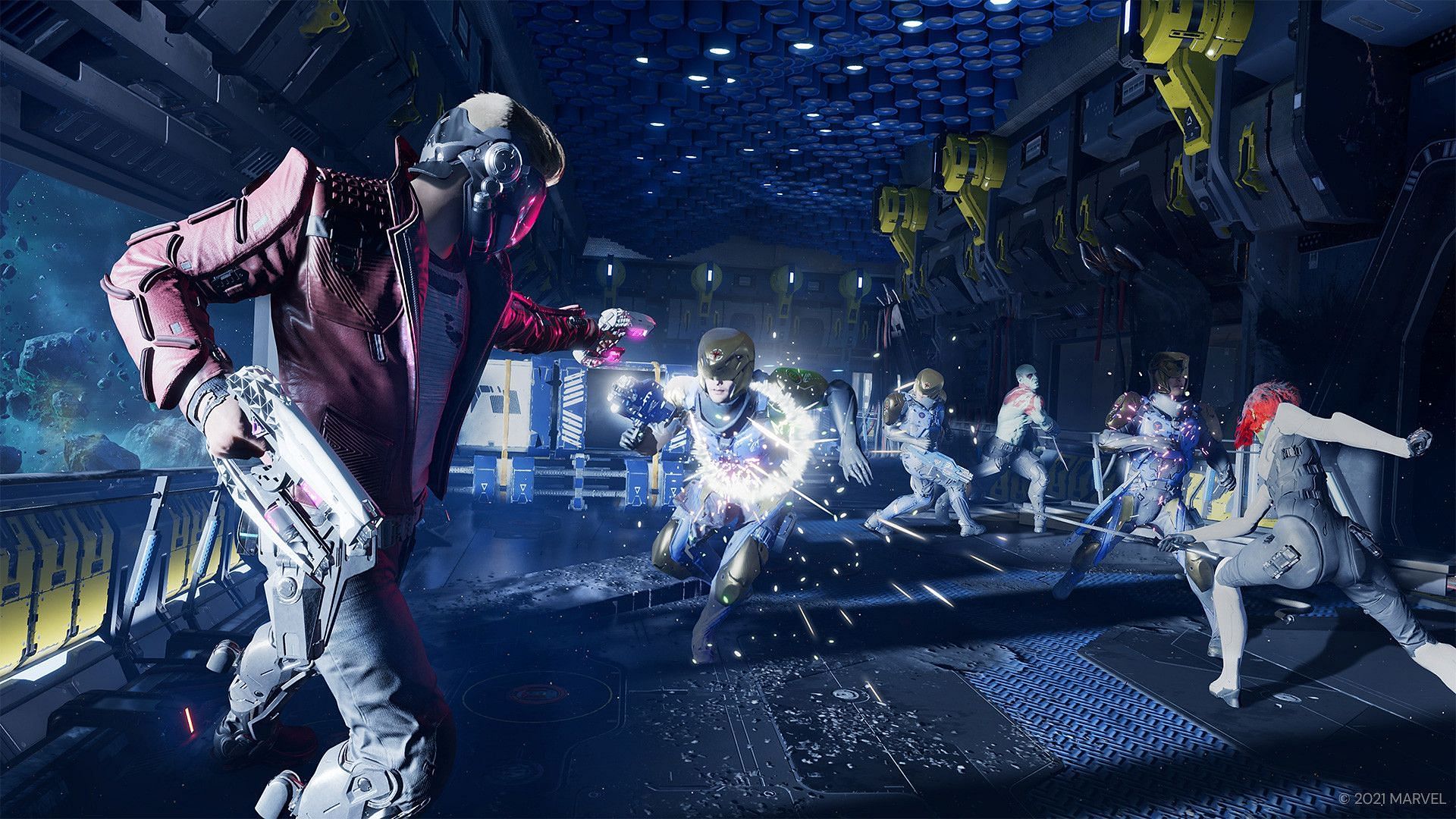 Play Guardians of the Galaxy for an immersive narrative-driven experience (Image via Eidos-Montreal)