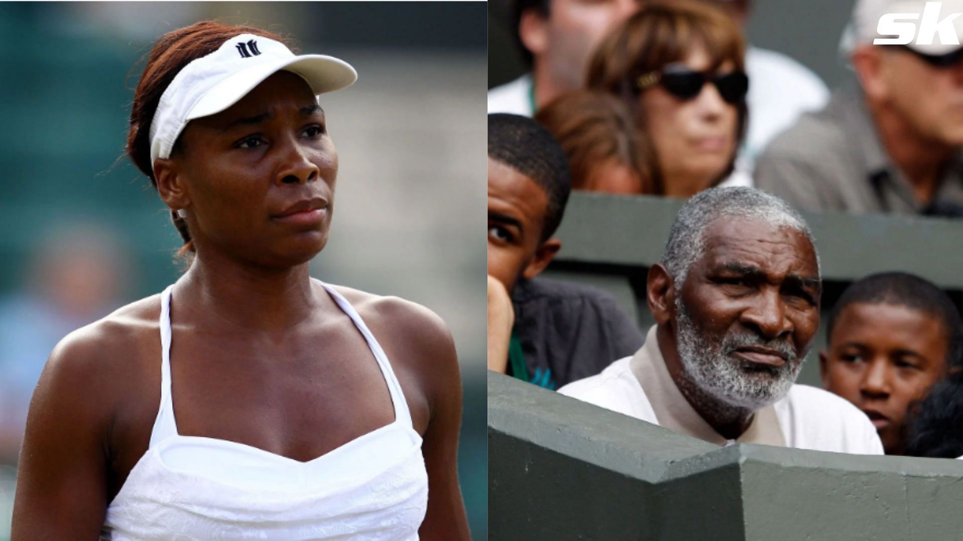 Venus Williams and father Richard Williams - Getty Images