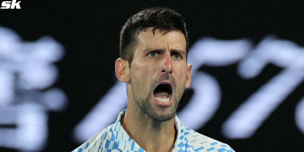 Novak Djokovic being 