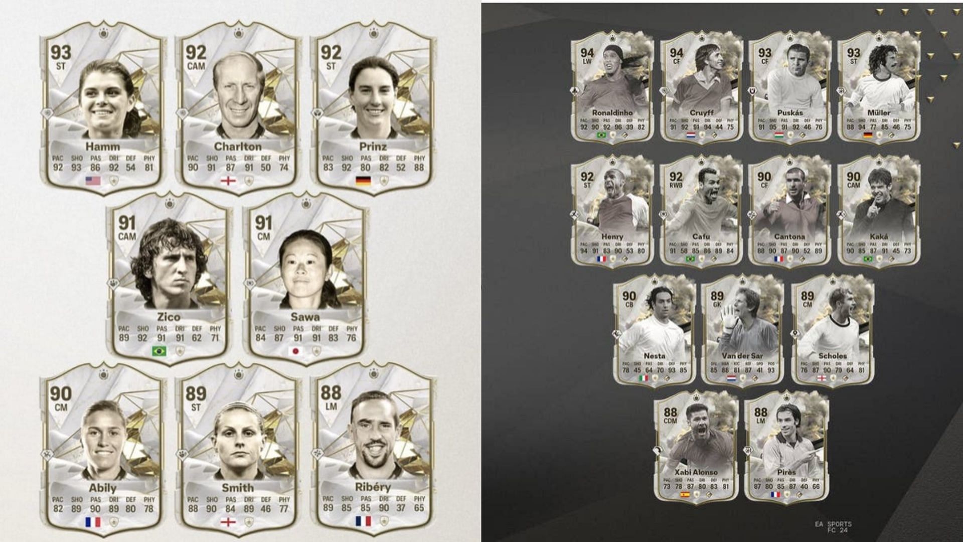 A new Icon challenge is available in EA FC 24 (Images via EA Sports)