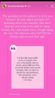 Brooklyn Decker on the Oscar snub of ‘Barbie’ director Greta Gerwig