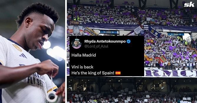 "Destroyed Barca on his own", "Dunked on them" - Real Madrid fans in awe of Vinicius Jr's performance in their Supercopa win over Barcelona