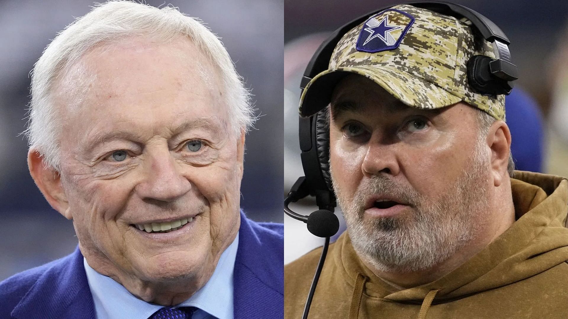 Dallas Cowboys owner Jerry Jones and head coach Mike McCarthy