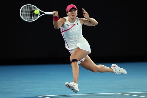 Iga Swiatek at the 2024 Australian Open.