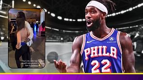 Mandana Bolourchi playfully endorses beau Patrick Beverley's no-touching policy with female fans: "Only way ur man should take photos"