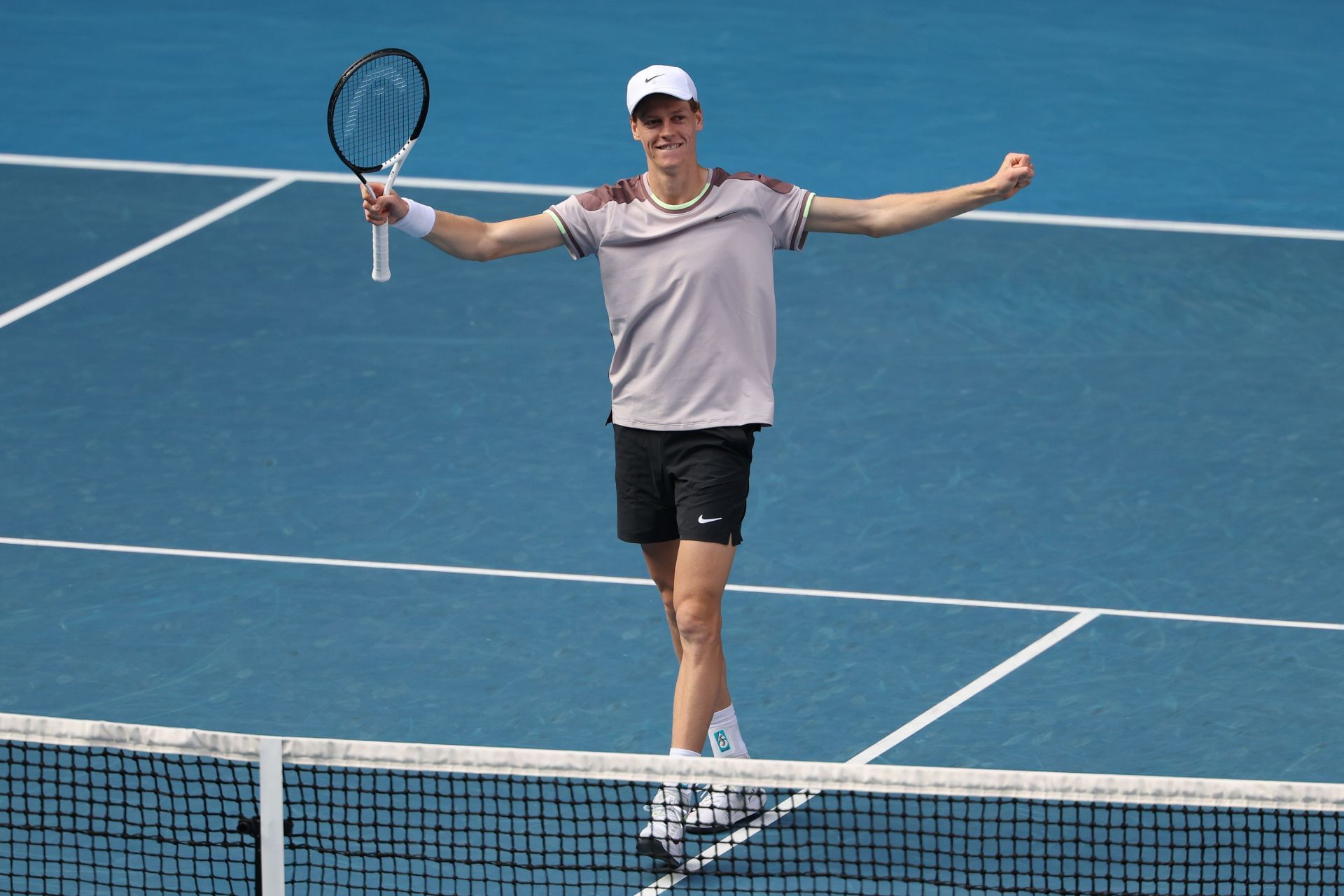 Jannik Sinner is into his first Grand Slam final.