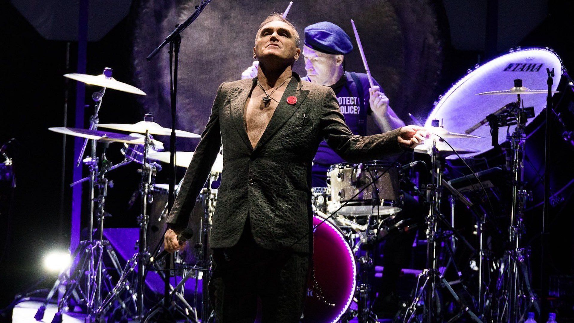 Morrissey on tour (Image via X/@officialmoz)