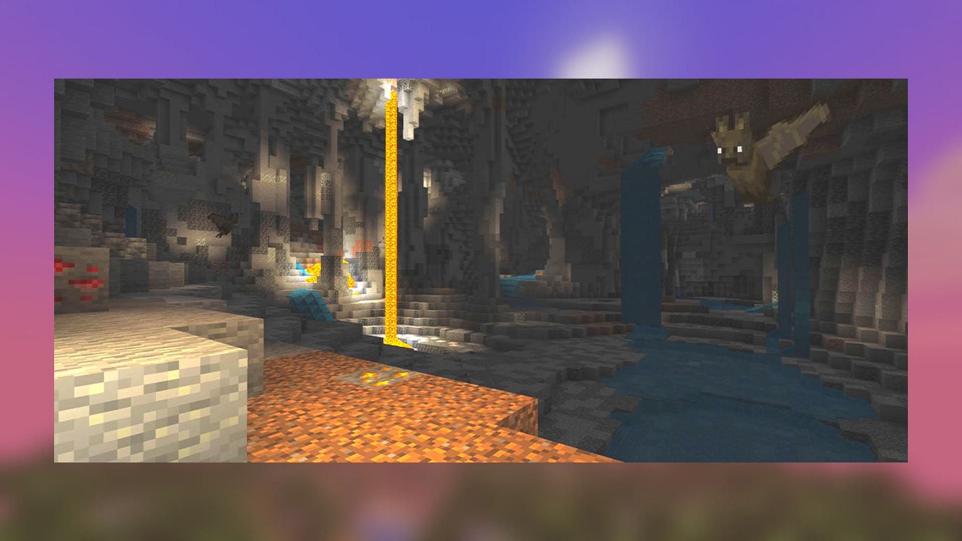 caves can be dangerous in early gameplay (Image via Mojang Studios)