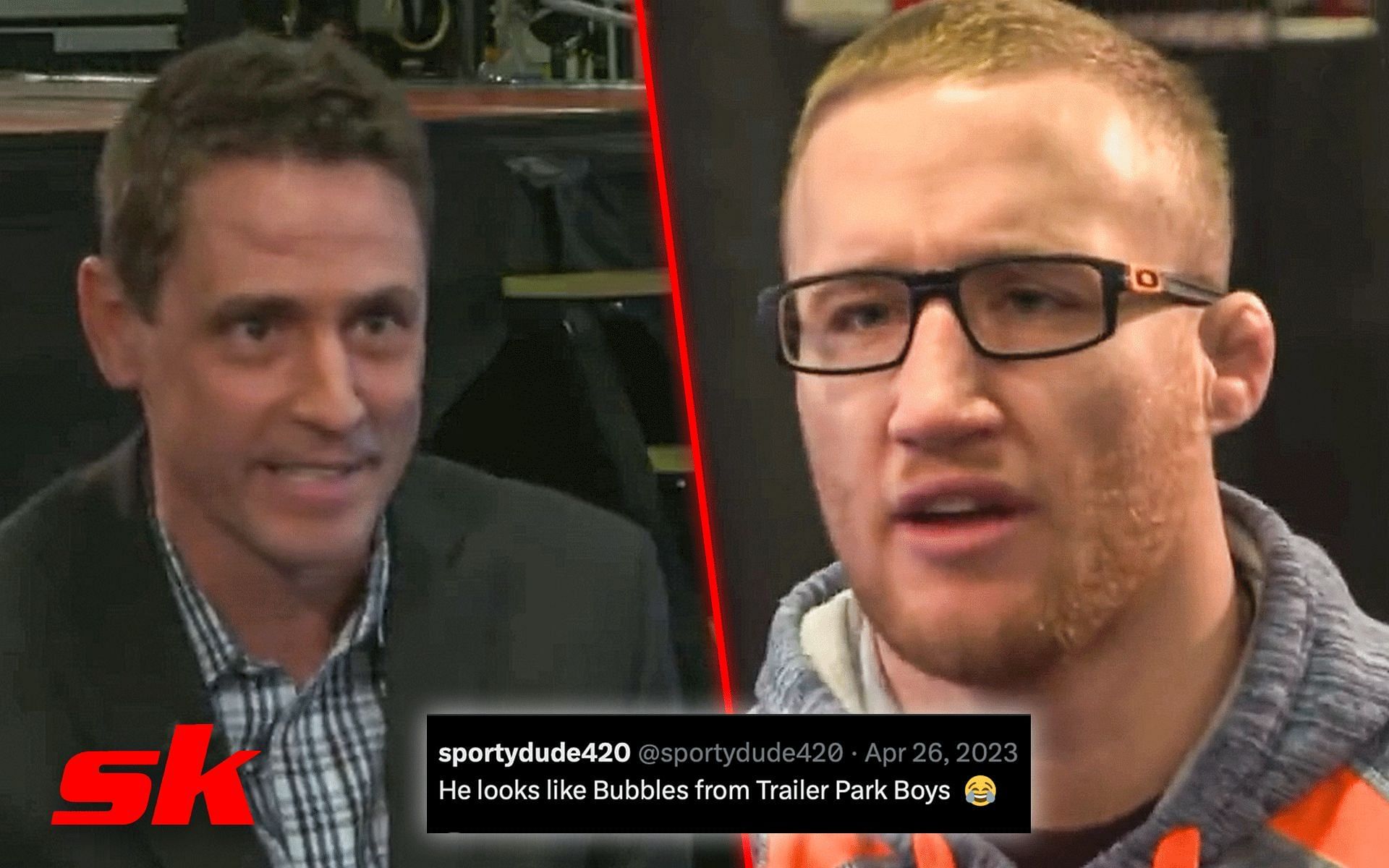 Ron Kruck (left) played an important role in the hilarious prank on Justin Gaethje (right) [Image courtesy: Invicta Fighting Championships on YouTube]