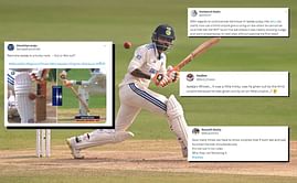 “That was very harsh" - Fans reckon Ravindra Jadeja was unlucky to be adjudged lbw on Day 3 of IND vs ENG 1st Test