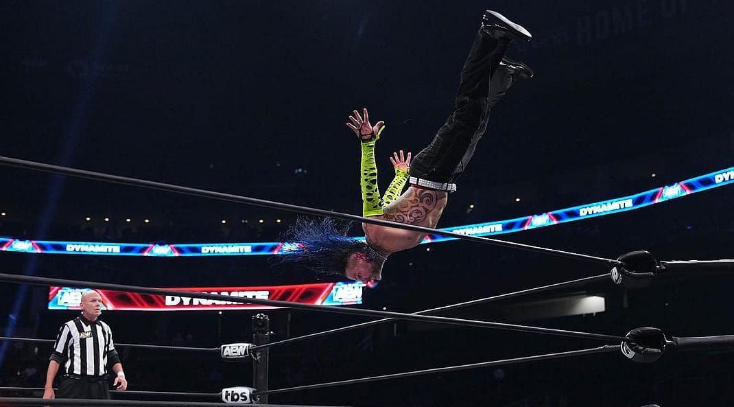 Jeff Hardy is known for his high-flying moves