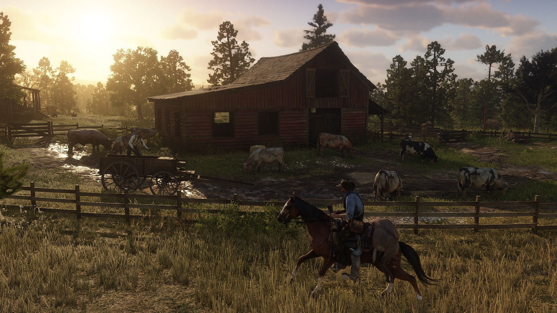 The world of RDR2 lives and breathes like few other open-world games (Image via Rockstar Games)