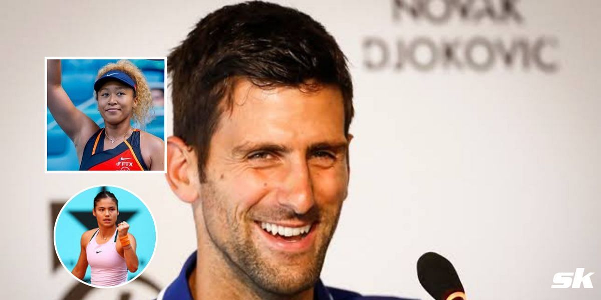 Novak Djokovic welcomes back Osaka and Raducanu