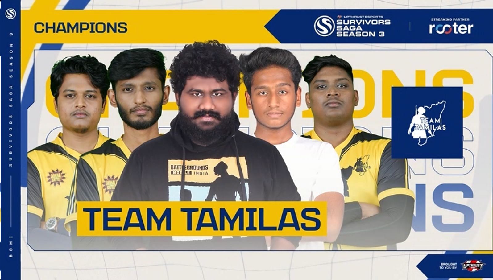Team Tamilas clinched BGMI Survivors Saga Season 3 (Image via Upthrust Esports )