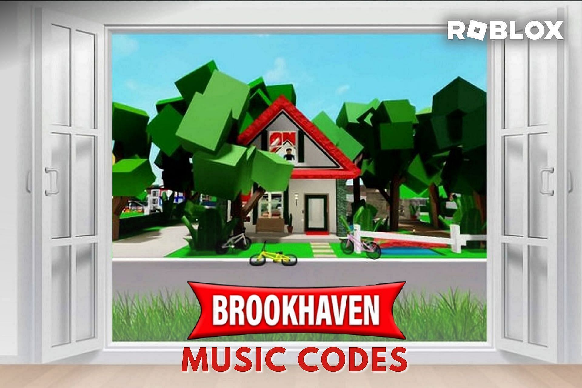 Featured cover of Brookhaven RP song codes (Image via Roblox and Sportskeeda)