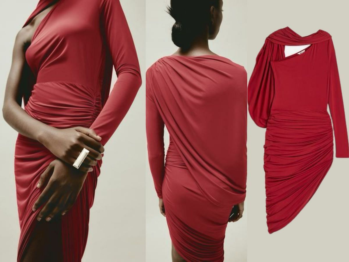 Take a closer look at the dress (Image via H&amp;M)
