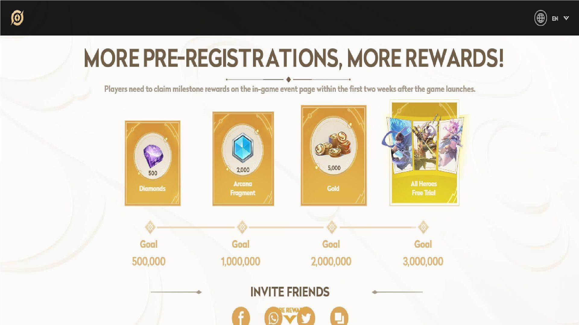 Grab exciting rewards for pre-registering in HoK Global (Image via TiMi Studio Group)