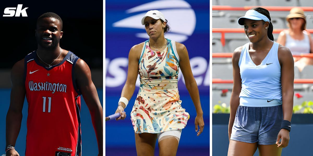 Frances Tiafoe (Left), Madison Keys (Center) and Sloane Stephens (Right)