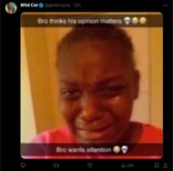 Internet users reacted to the clip