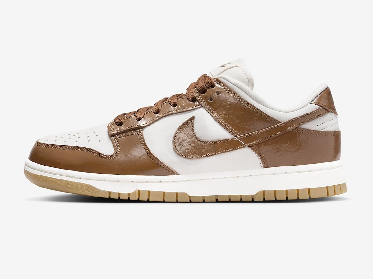 The LX &quot;Ale Brown Ostrich&quot; sneakers (Image via StockX)