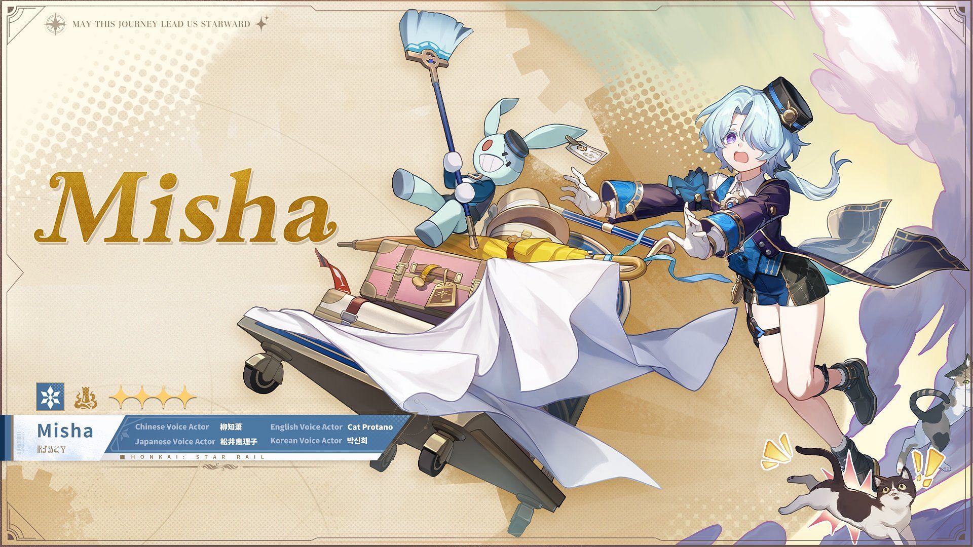 Misha , a new 4-star Ice  element character (Image via HoYoverse)