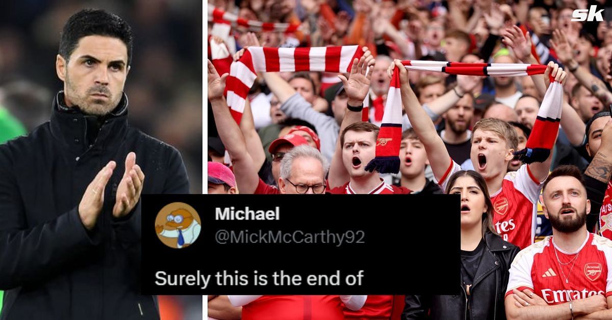 Arsenal fans react as Mikel Arteta doesn