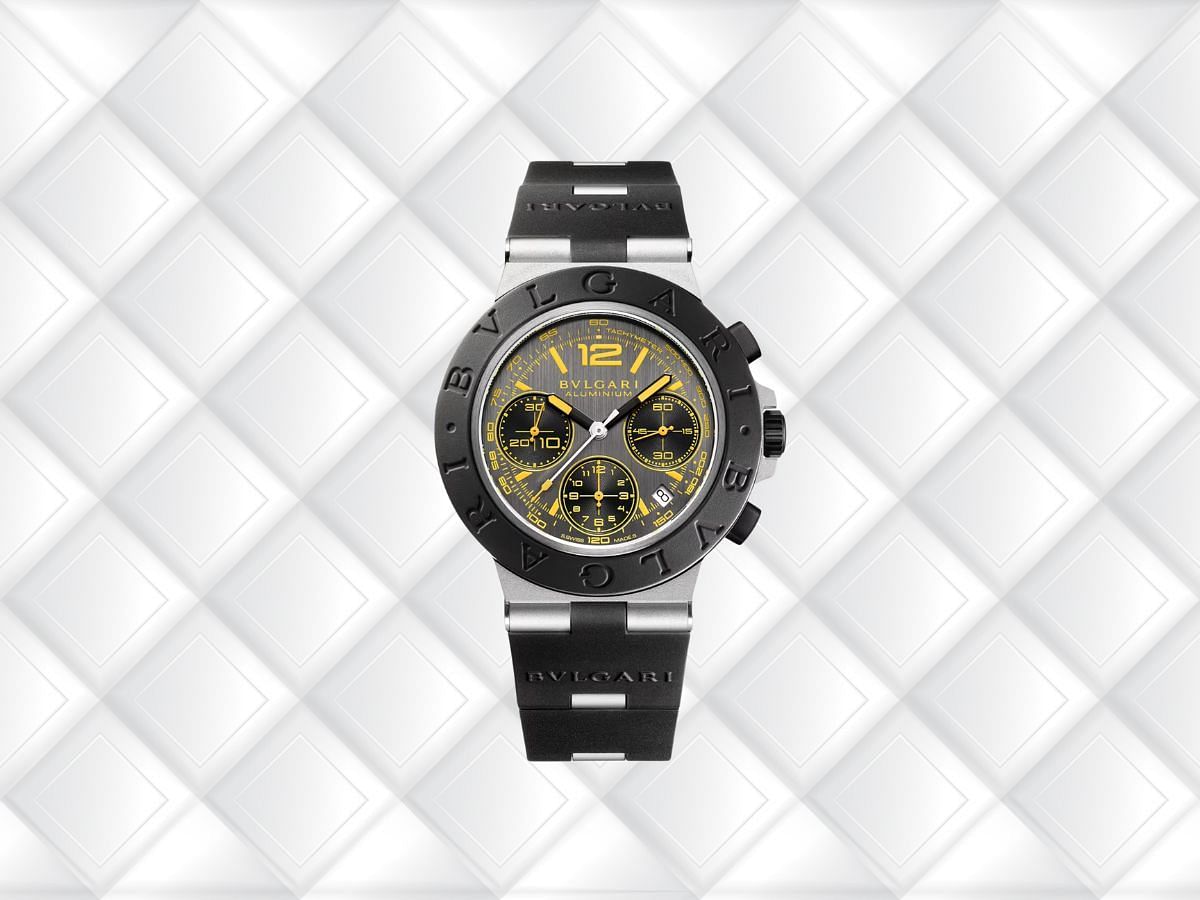 The Bvlgari aluminum watch (Image via Bulgari)