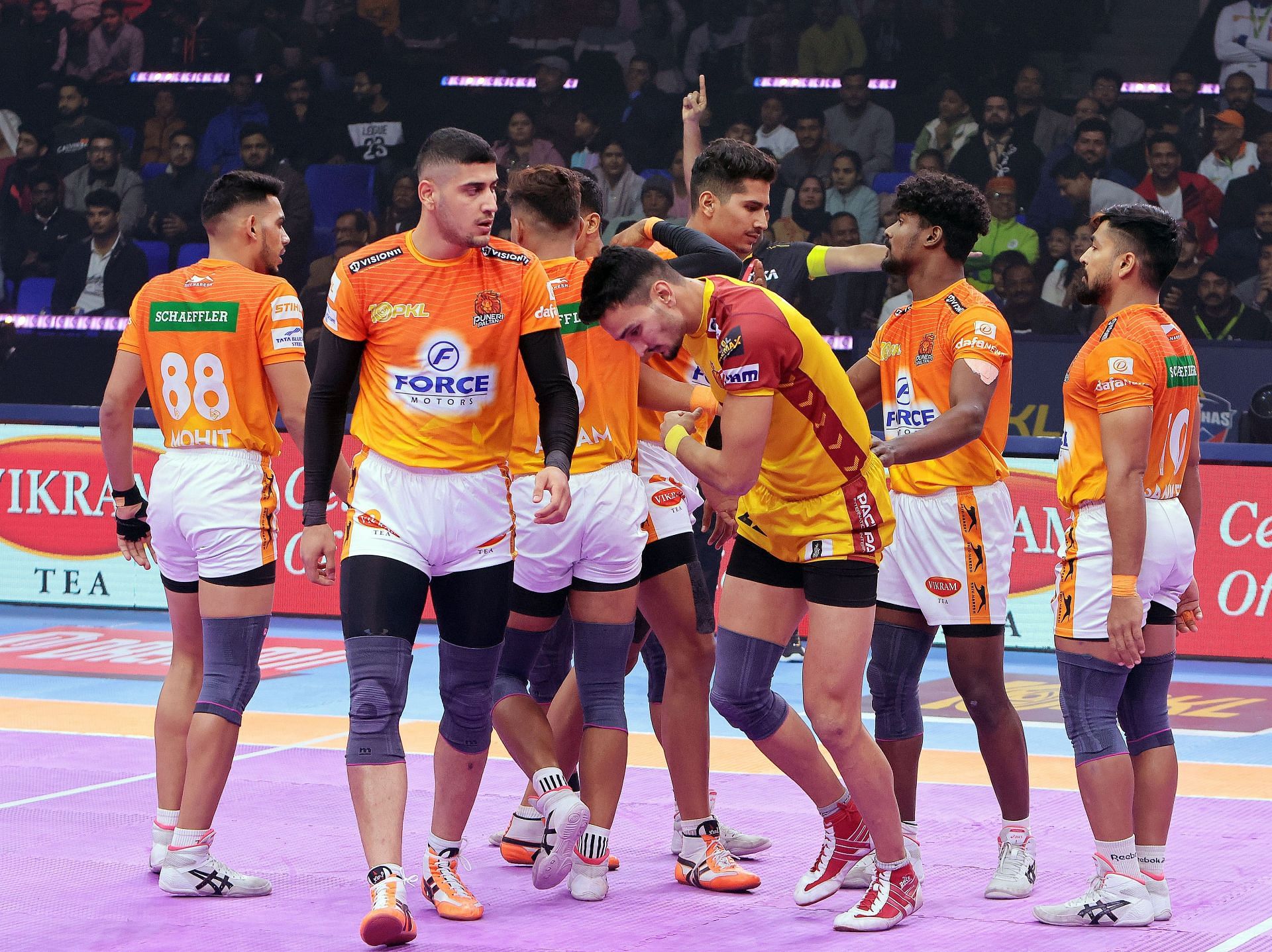 Puneri Paltan vs Telugu Titans (Image via PKL)