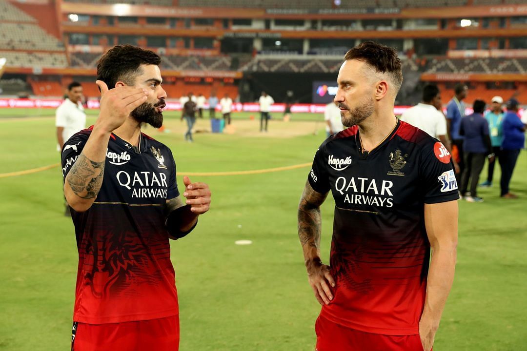 Kohli (left) and Faf&#039;s (right) opening partnership is one of the best in the league.