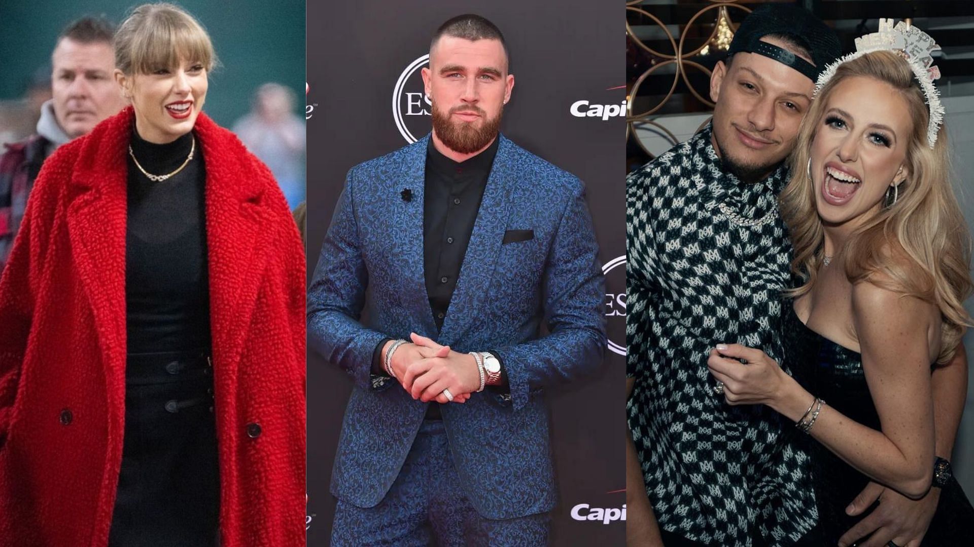 How top NFL stars and their partners spent NYE: Travis Kelce-Taylor Swift, Patrick &amp; Brittany Mahomes, and more