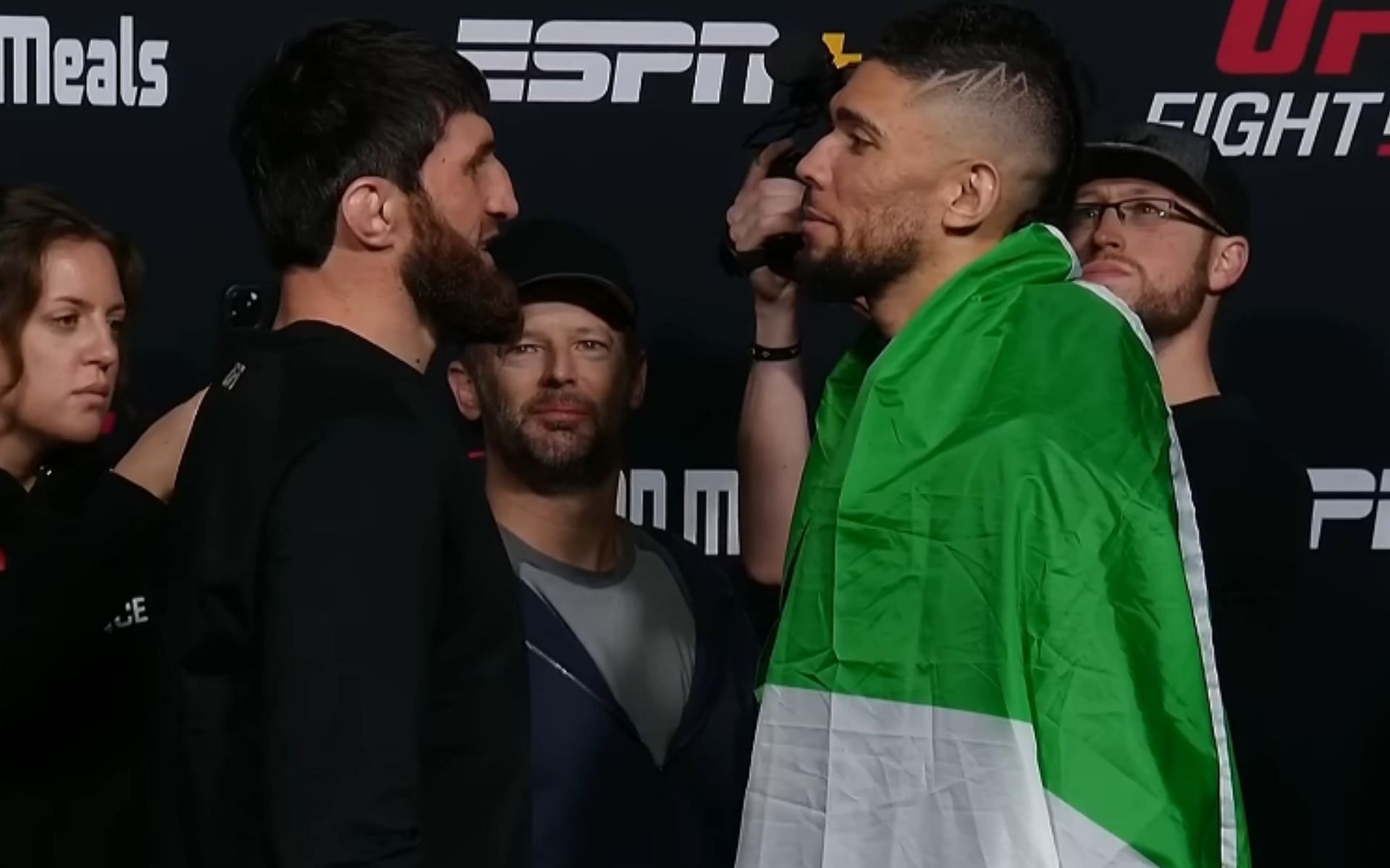 Magomed Ankalaev and Johnny Walker [Pictured] are set to headline the first UFC event of 2024 [Image courtesy: UFC - YouTube]