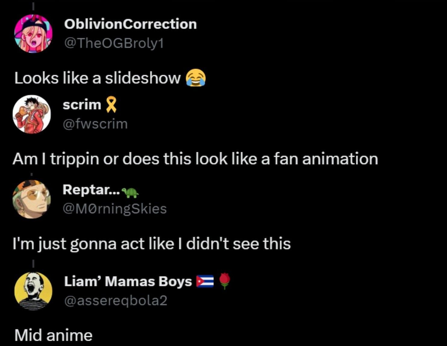 Fans express their opinions on the animation quality of Monsters anime (Screengrab via X)