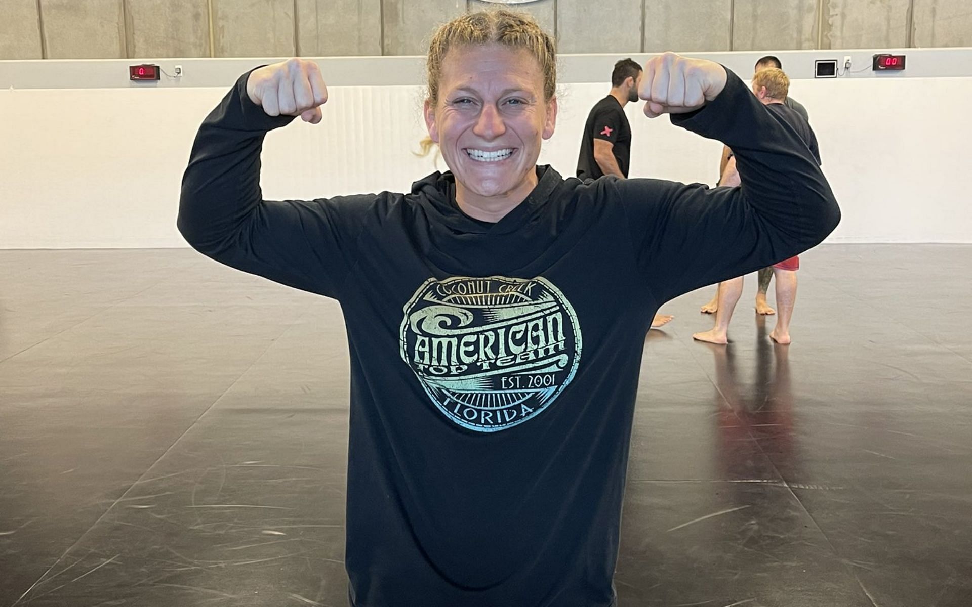 A UFC icon raised concerns for Kayla Harrison [Pictured] cutting to 135-pounds [Image courtesy: @AmericanTopTeam - X]
