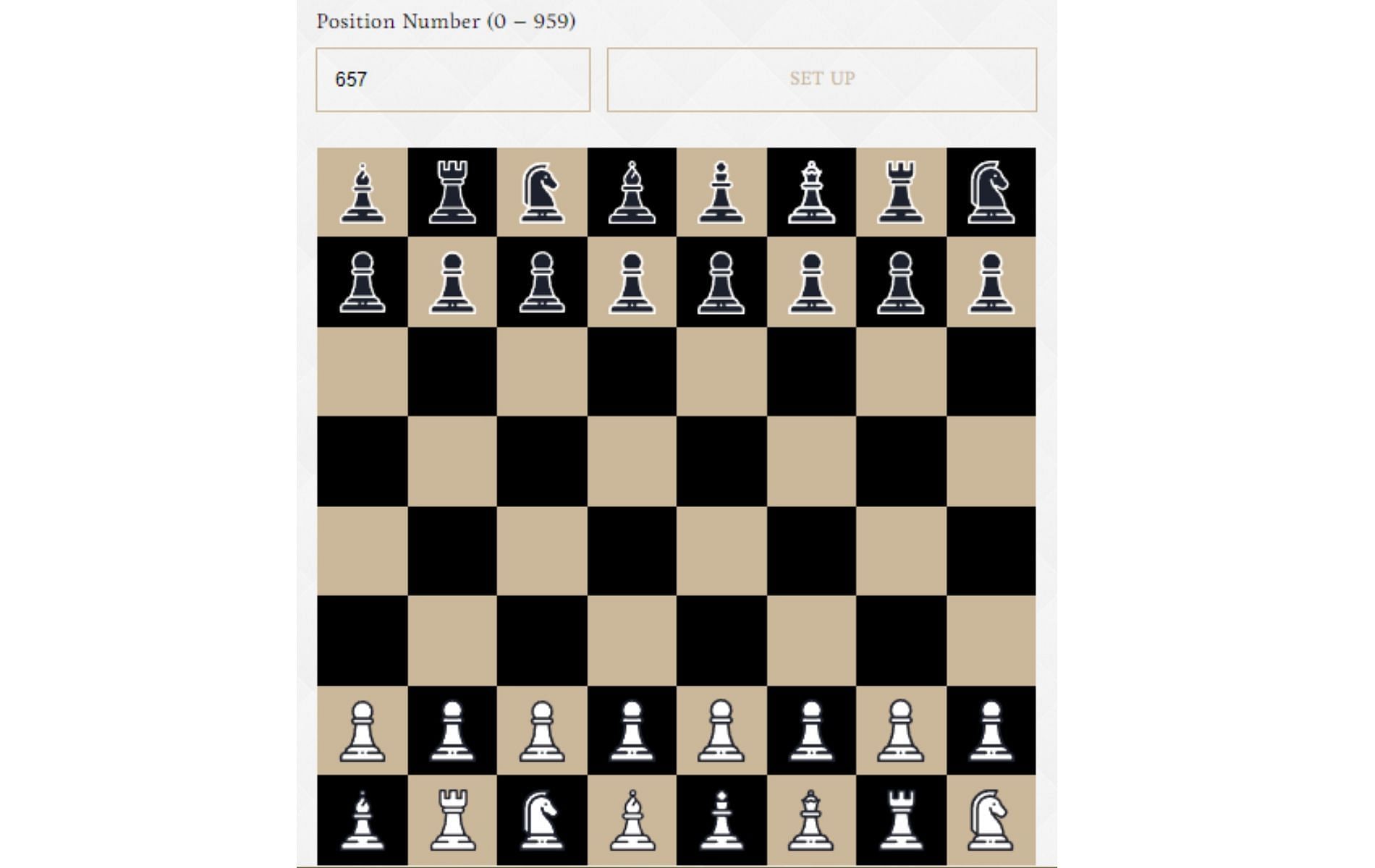 Here&#039;s how the pieces could be set up (Image via freestyle-chess.com)