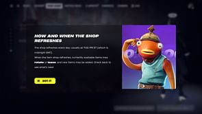 Fortnite glitch could have caused the Item Shop countdown timer to disappear