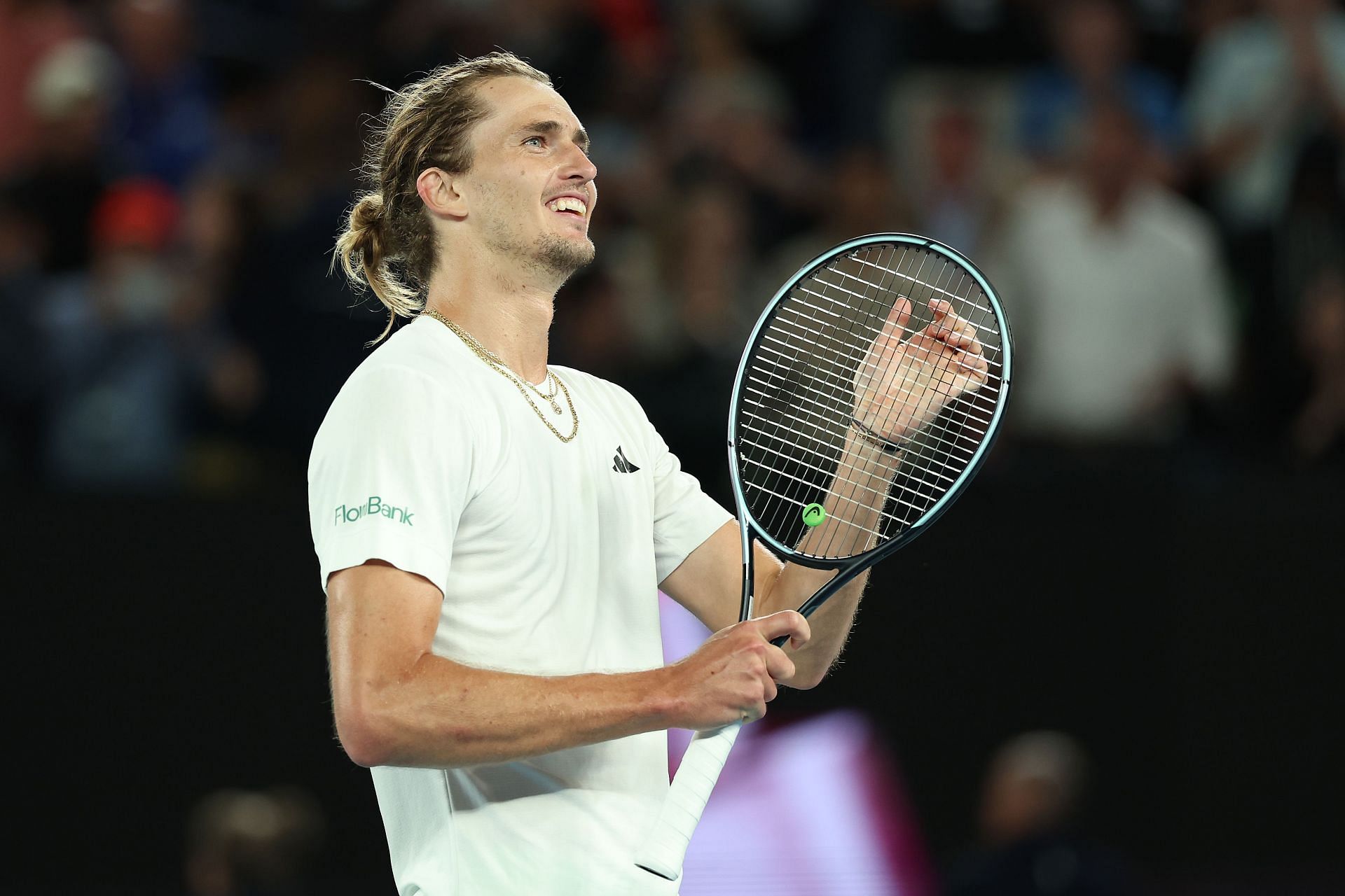 Zverev pictured at the 2024 Australian Open