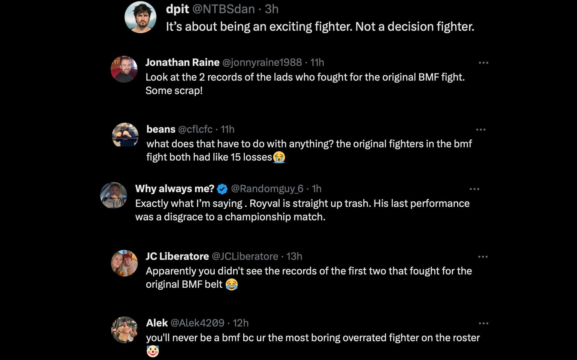 Fans comment on Muhammad Mokaev&#039;s remarks about Brandon Royval.