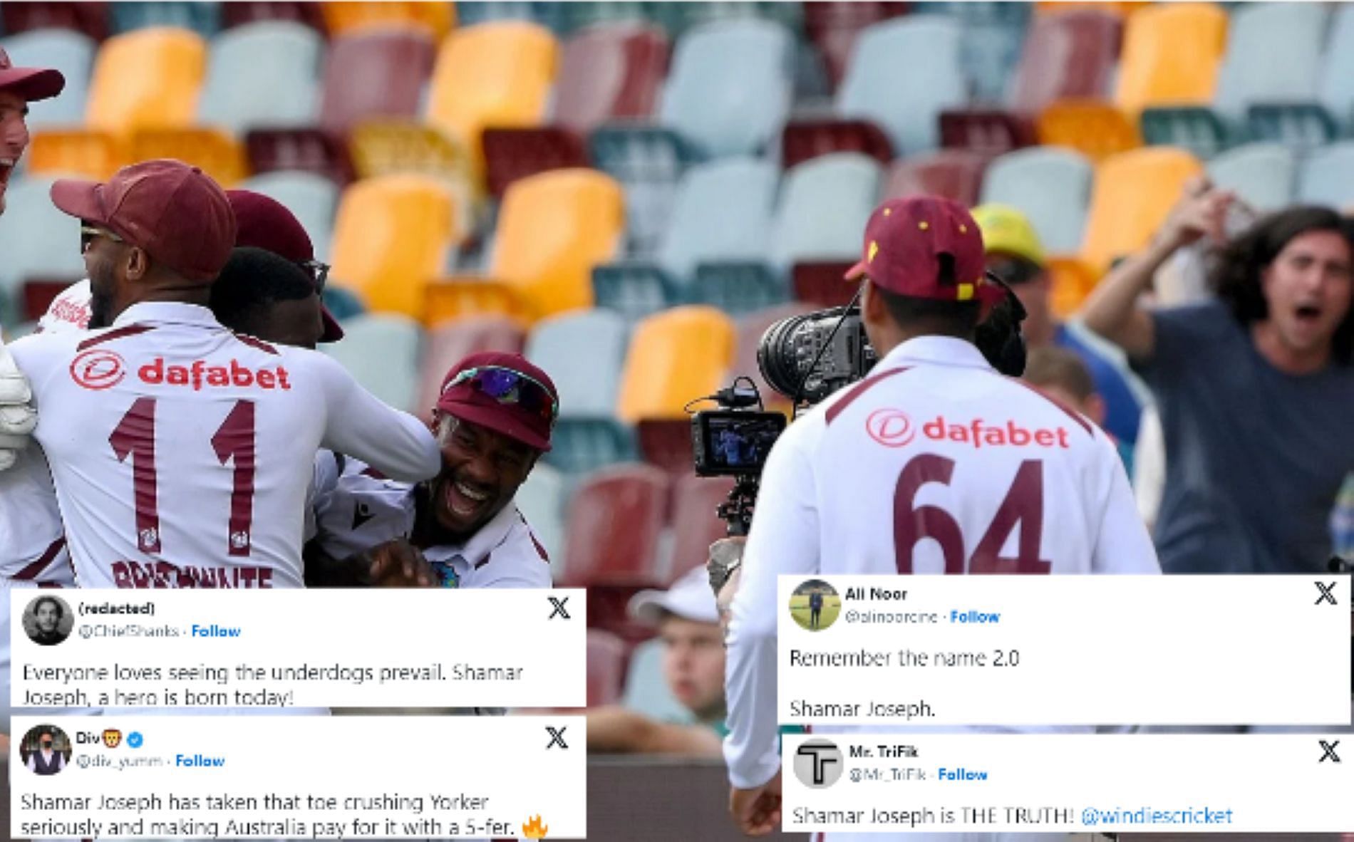 "Remember The Name 2.0"- Fans Hail Shamar Joseph For 7-wicket Haul To ...