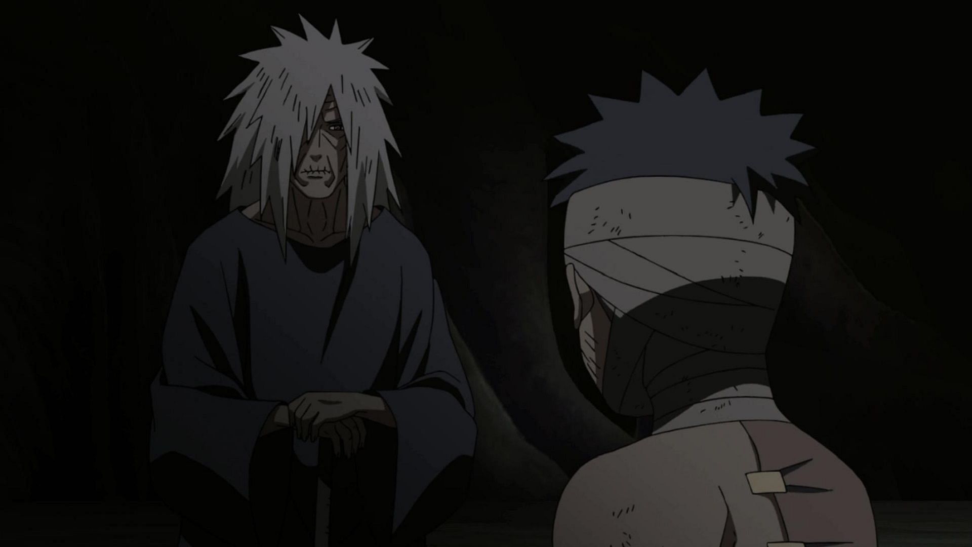 Madara teaching Obito his philosophy (Image via Studio Pierrot, Naruto)