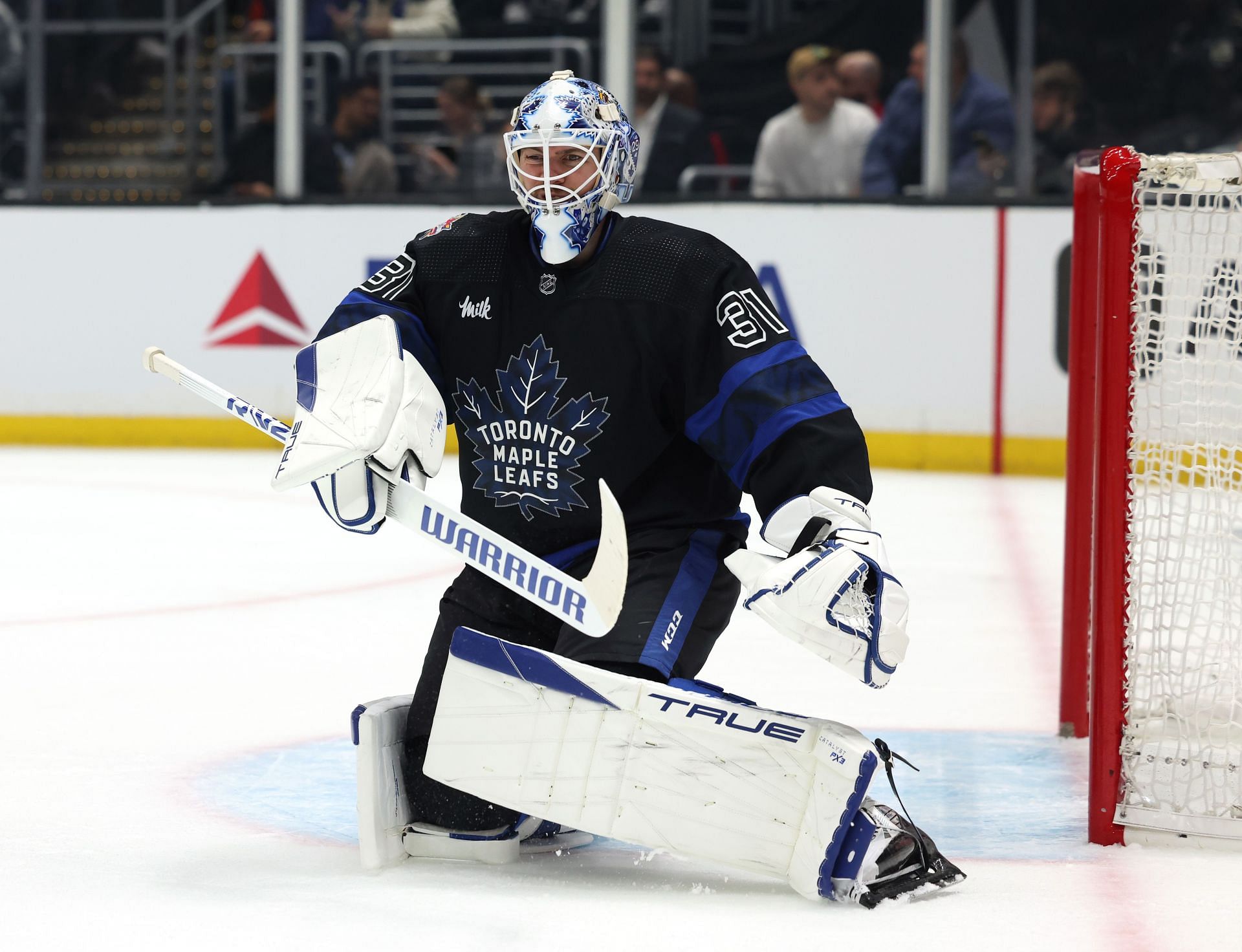 Martin Jones of the NHL&#039;s Toronto Maple Leafs