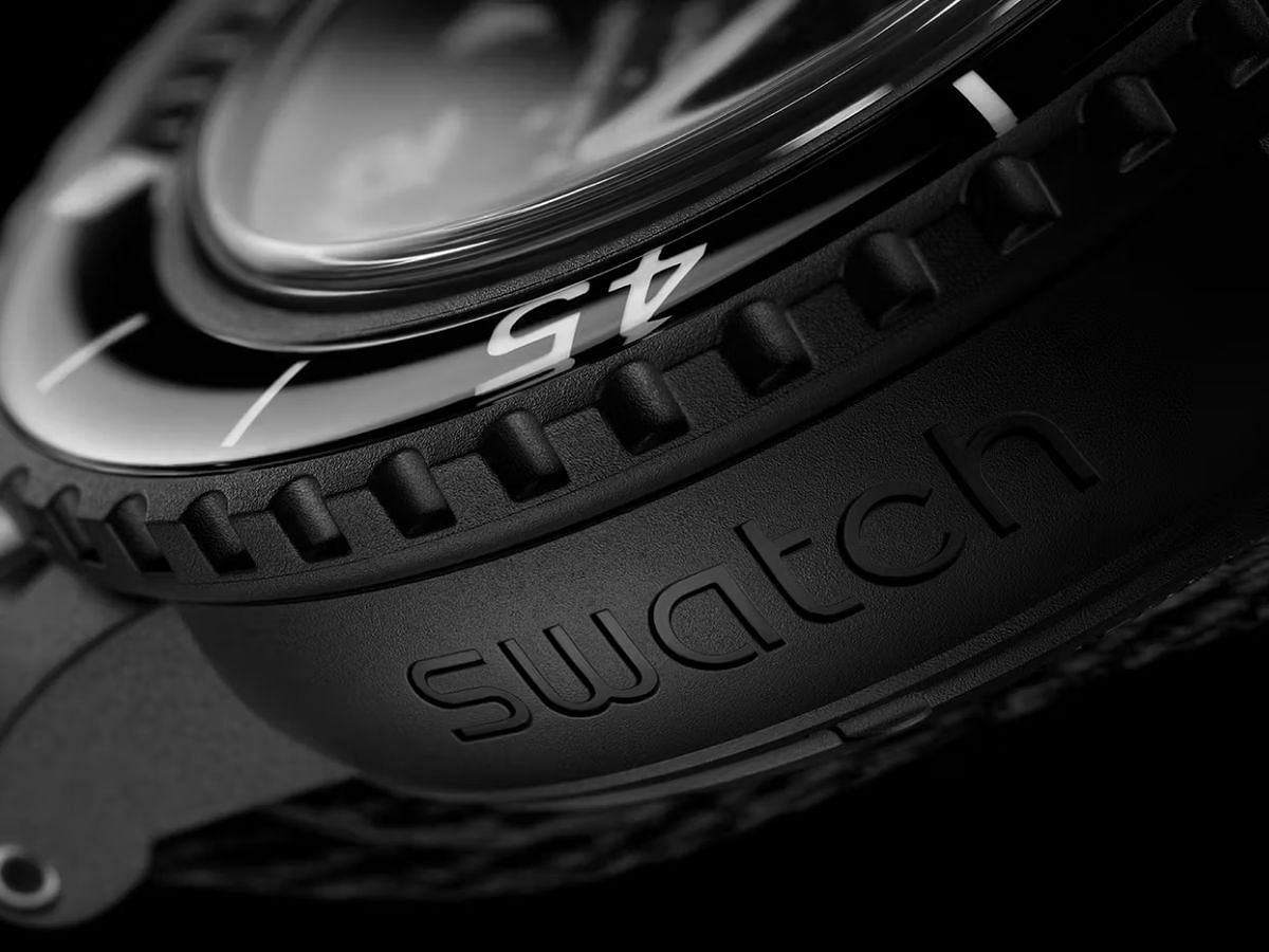 Blancpain x Swatch Bioceramic Scuba Fifty Fathoms watch (Image via Swatch)