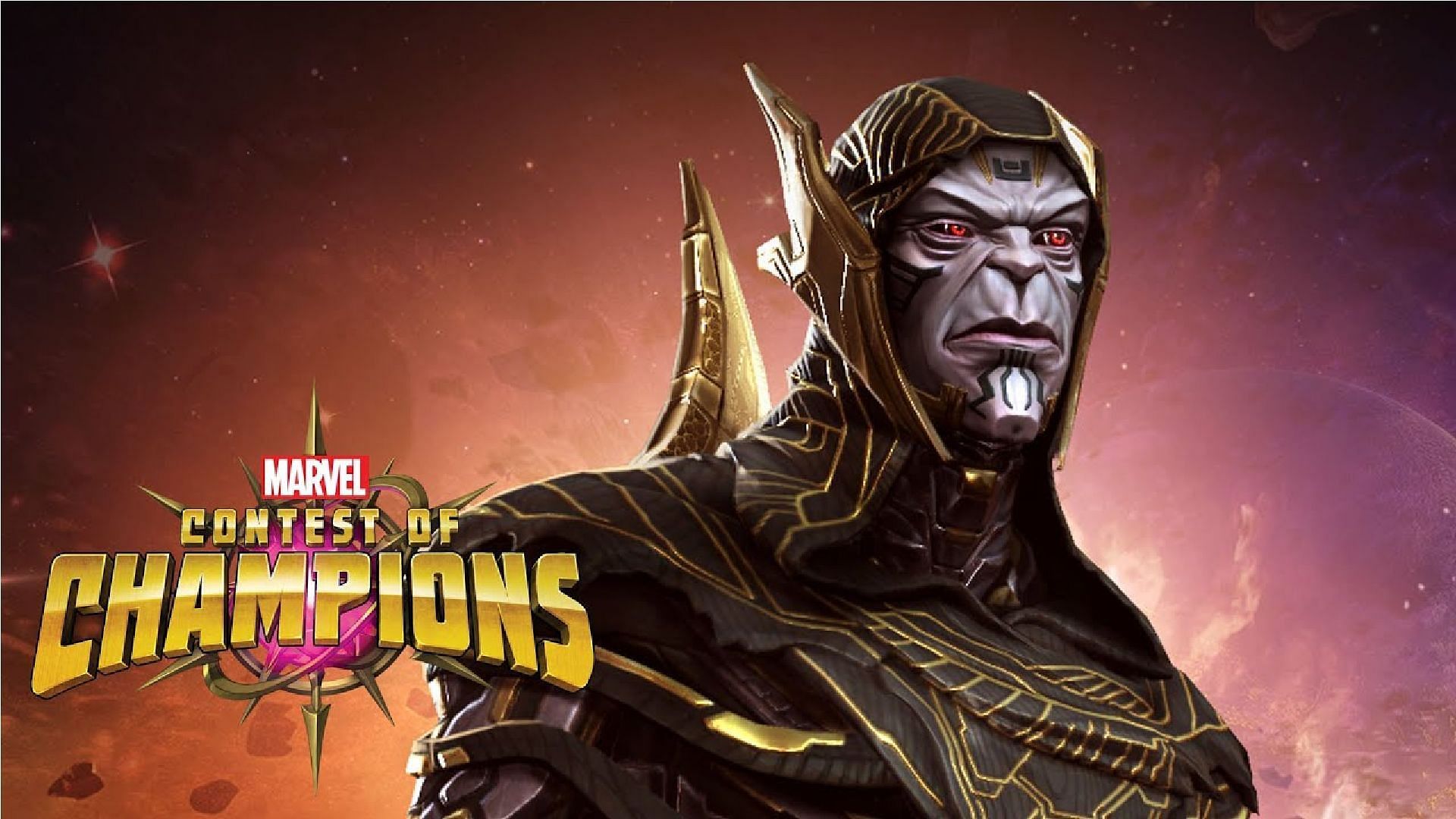 Corvus Glaive is an amazing Cosmic champion in the Marvel Contest of Champions (Image via Kabam)