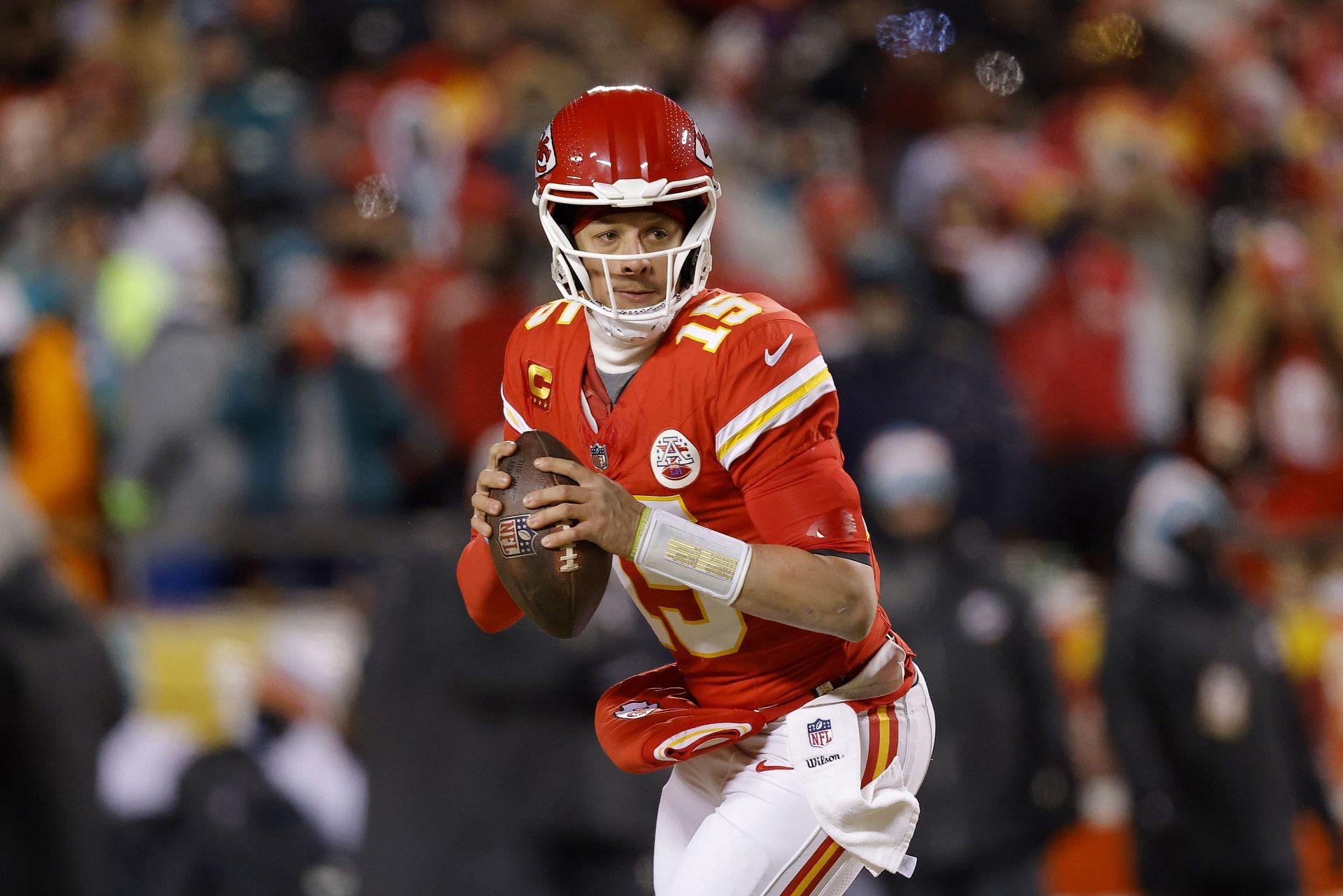 Kansas City Chiefs QB Patrick Mahomes will lead his team&#039;s offense in the NFL Playoff game against the Bills