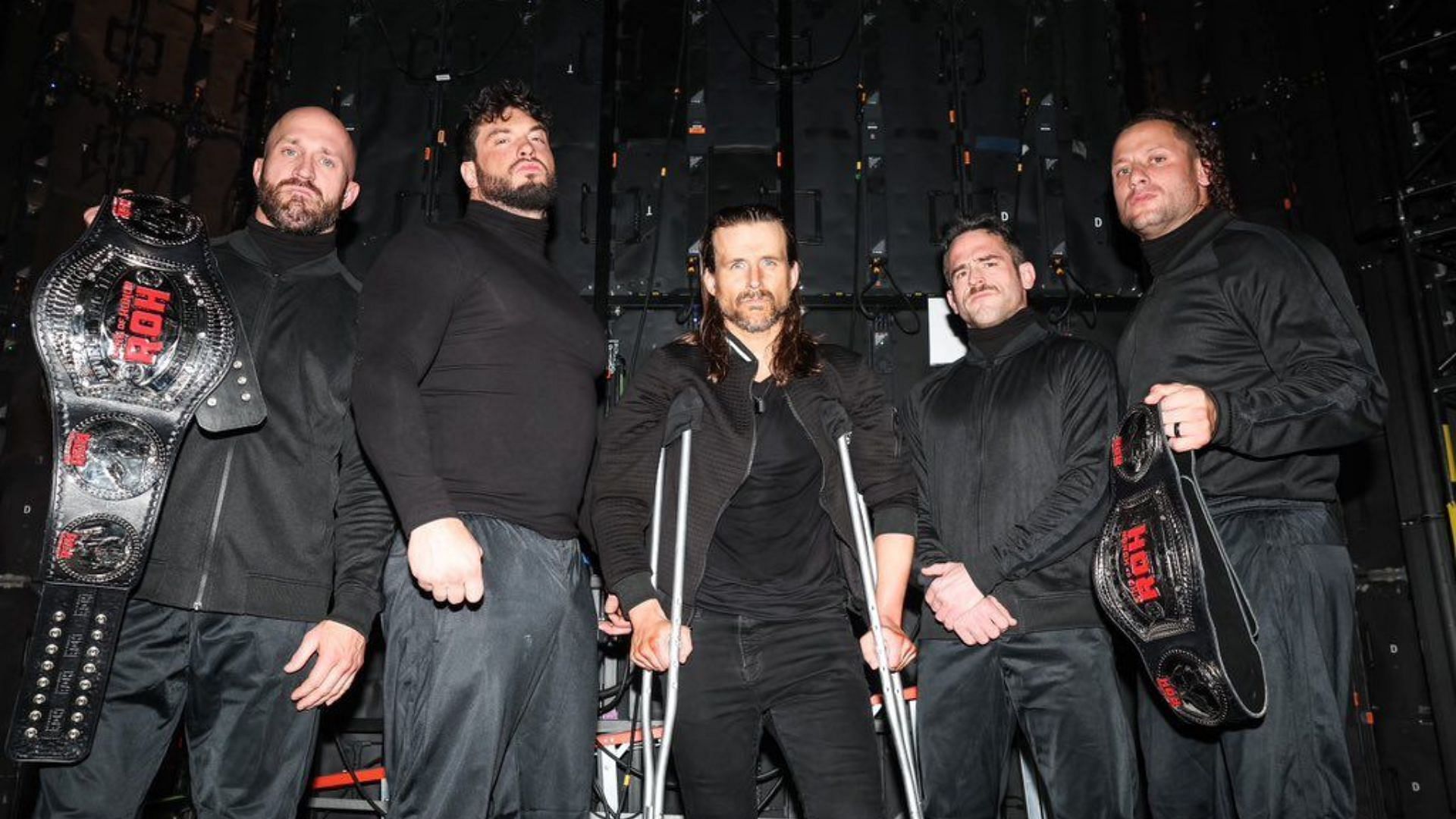 Adam Cole revealed the members of his new faction at Worlds End
