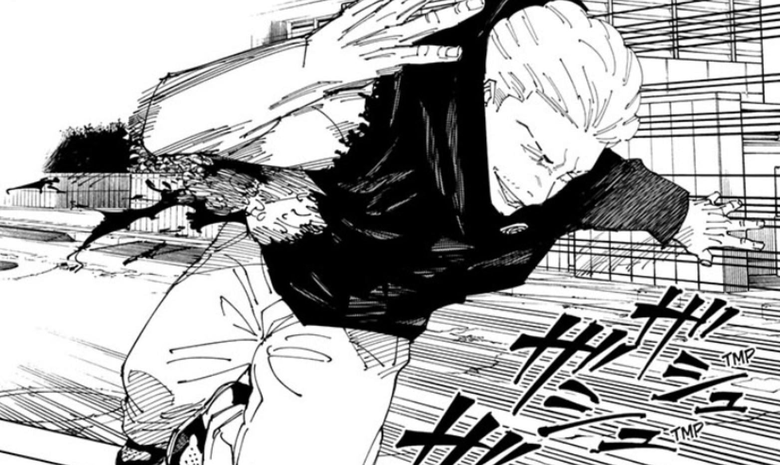 Hakari using Reversed Cursed Technique (Image via Shueisha)