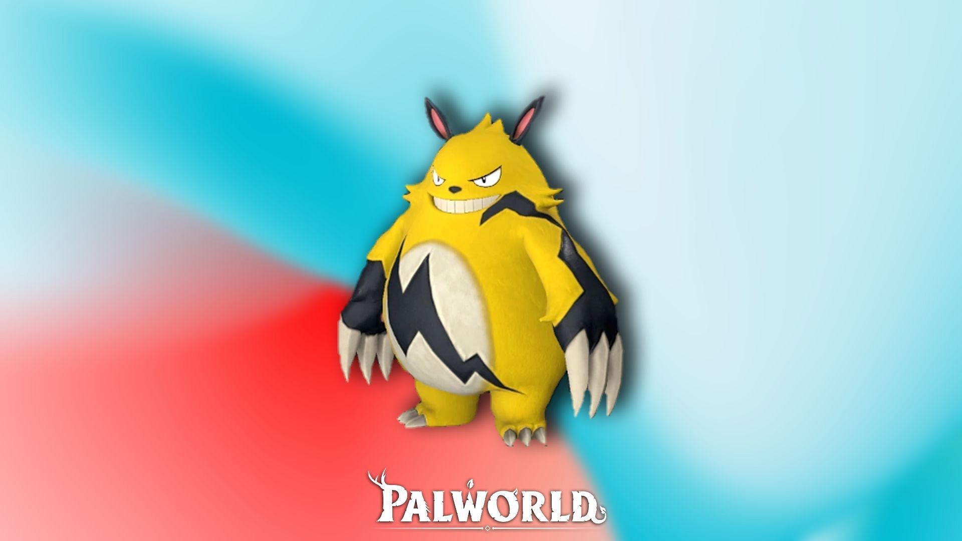 Grizzbolt in Palworld.