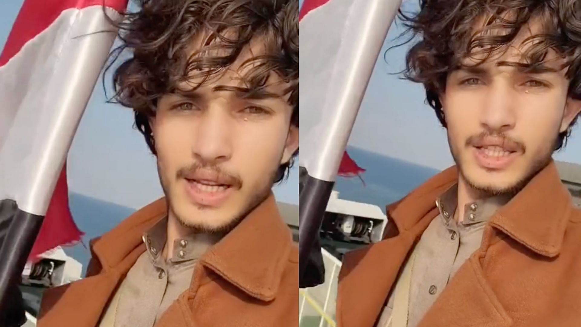Hot Houthi pirate dubbed Timhouthi Chalamet (Image via snip from Instagram/@r42r43)